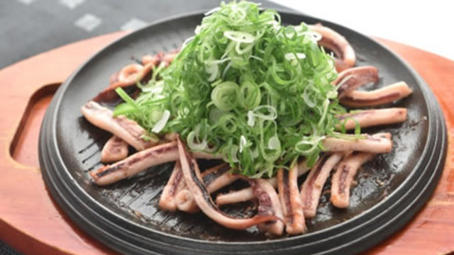 【おつまみ】鉄板いか焼き